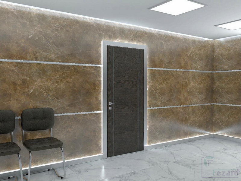 Алюминиевый плинтус Fezard ALP-G100-LA 