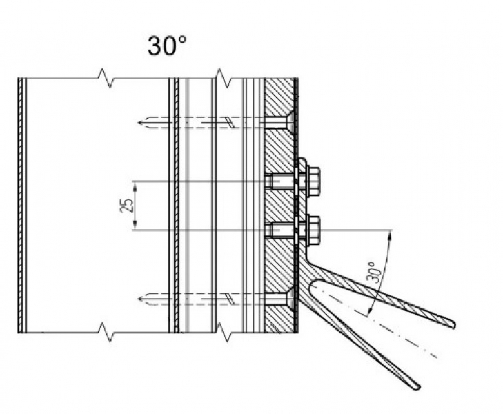 Крепеж для ламели Fezard LAM-U30