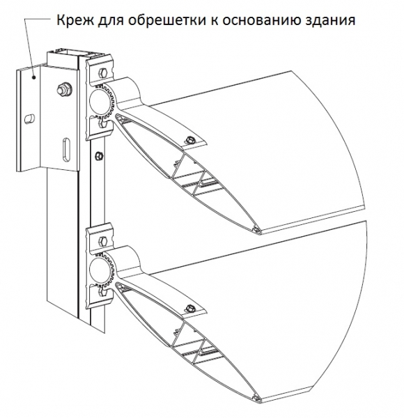 Заглушка алюминиевая для ламели Fezard LAM-Z280